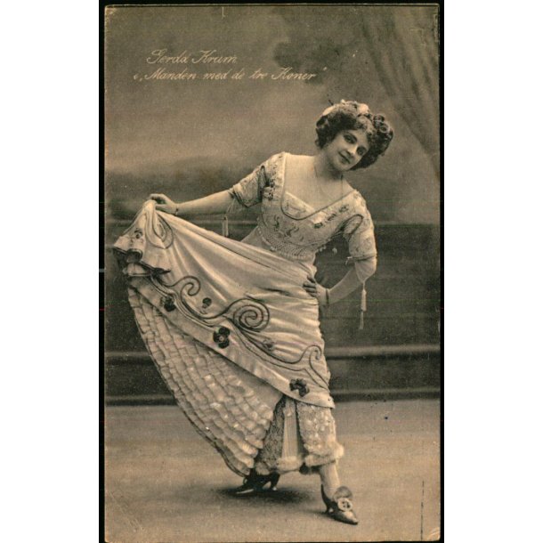 Gerda Krum i Manden med de tre Koner - Alex Vincent 1704 - Brugt