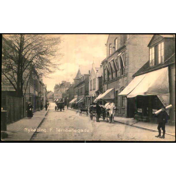 Nyk�bing F. - Jernbanegade - C. St. 1765 - Ubrugt