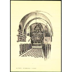 Alteret - Nyk�bing F. Kirke - Plantryk u/n - Ubrugt