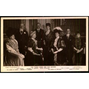 The Three Kings and five Queens - Ubrugt