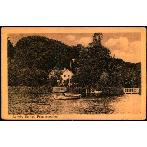 Lyngby S� ved Prinsessestien - Henriksens Bogh. u/n - Ubrugt 