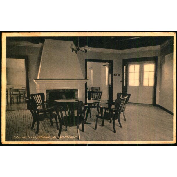 Interi�r fra Lejrskolen - �lsted Strand - Ditzel Bogh. 81576 - Brugt