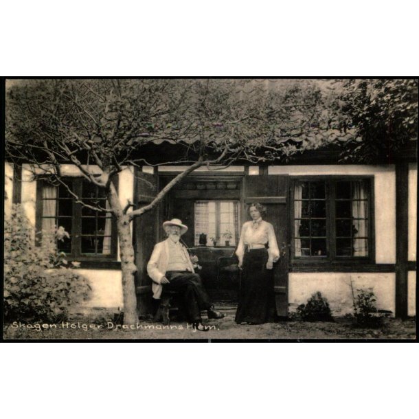 Skagen - Holger Drachmanns Hjem - Nielsens 28277 - Ubrrugt