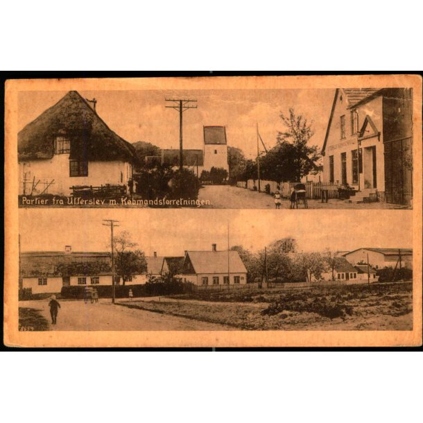 Partier fra Ullerslev m. K�bmandsforretningen - Kbm. Aage jensen u/n - Brugt