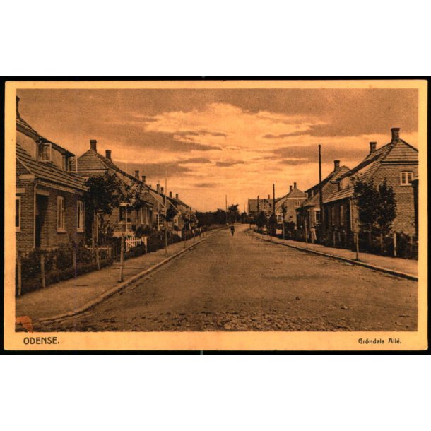 Odense - Gr�ndals All�  - Nicolai Siwerts Kunstforlag Eneret u/n - Ubrugt