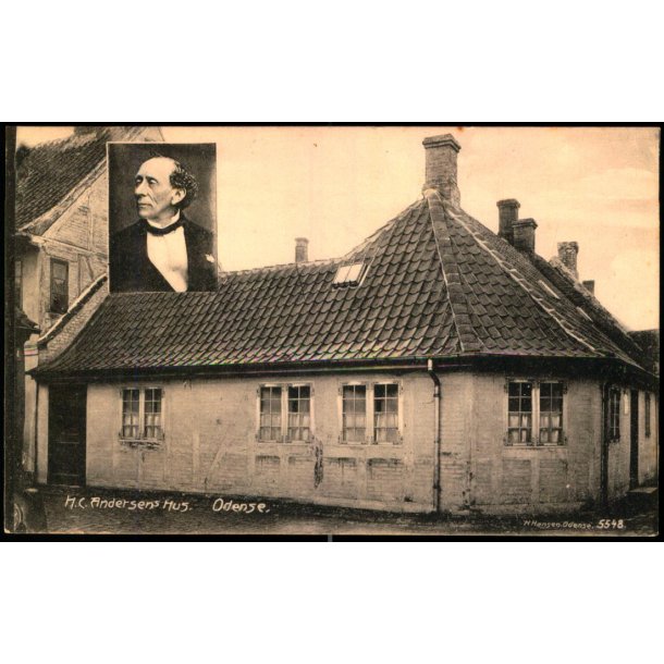 H.C. Andersens Hus - Odense - H.Hansen 5548 - Brugt