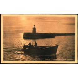 Skagen - Maaneskinsbillede - Havnen -  Skagen Kortforlag 28275 - Ubrugt