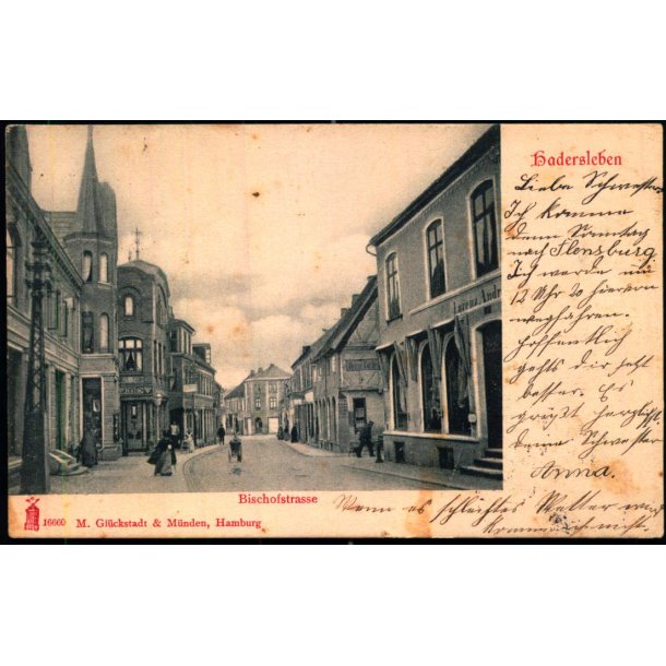 Hadersleben - Bischofstrasse - M. Gl�ckstadt 16660 - Brugt