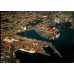 Esbjerg - Luftfoto - Udsigt over havnen - Stender 149 805 090 - Ubrugt