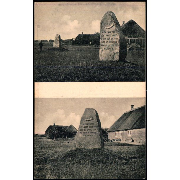 Guldhornstenene fra Gallehus - H. Nissen u/n - Ubrugt