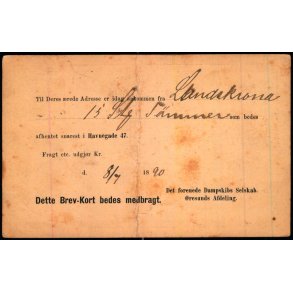 D.F.D.S.  - Esbjerg - u/n - Brugt 