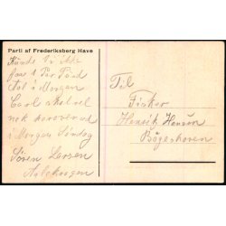 Parti af Frederiksberg Have - u/n - Ubrugt