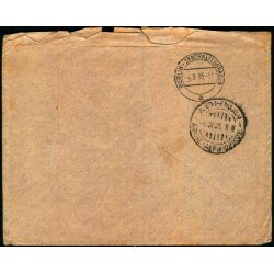 Luftpost Brev fra Danmark til Kenya - 3 - 9 - 36 - Kuverten REVET op !