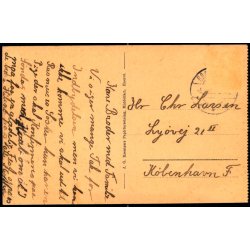 Middelfart - Brogade med Huset, hvori Henne Friser boede - J.G. Kreutzers papir Eneret u/n - Brugt