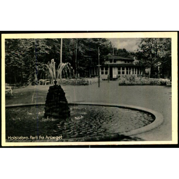 Holstebro - Parti fra Anl�get - N�rreports Kiosk 78155 - Brugt