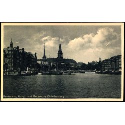 K�benhavn - Udsigt mod B�rsen og Christiansborg - Ove L�tken 111