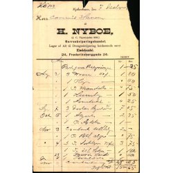 H. Nyboe - Herreekviperingshandler - K�benhavn ?