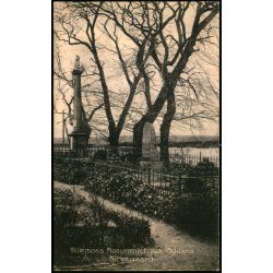 Willemoes Monument paa Oddens Kirkegaard - S. Bay  3939 - Brugt