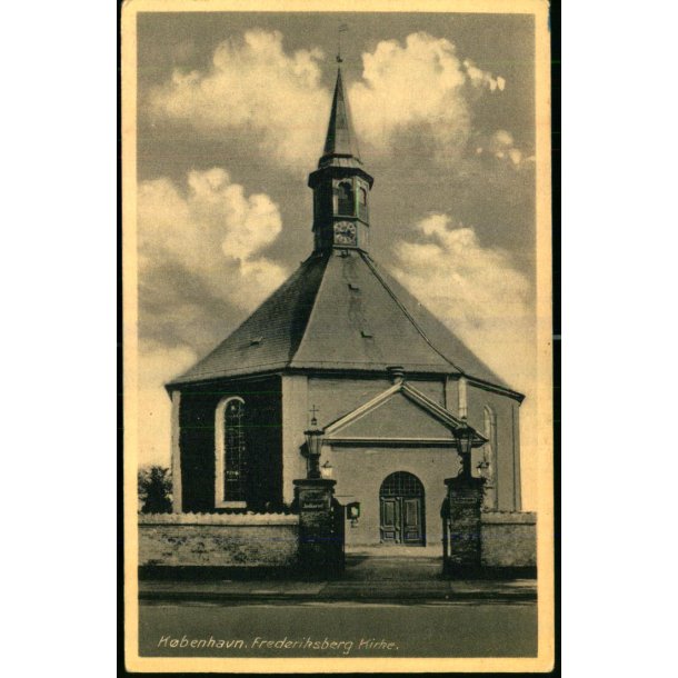 Kbenhavn -  Frederiksberg Kirke - Rudolf Olsen 4967 - Ubrugt