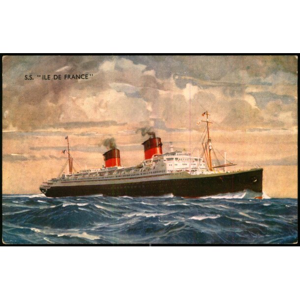 S.S. Ile De France - Salmon 5106 - Ubrugt