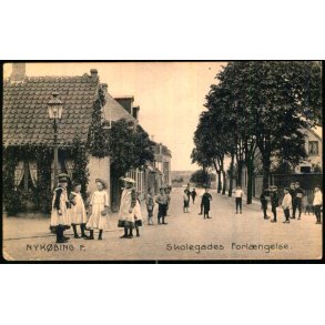 Nyk�bing F. - Skolegades Forl�ngelse - Stender 12462 - Ubrugt - Rift !