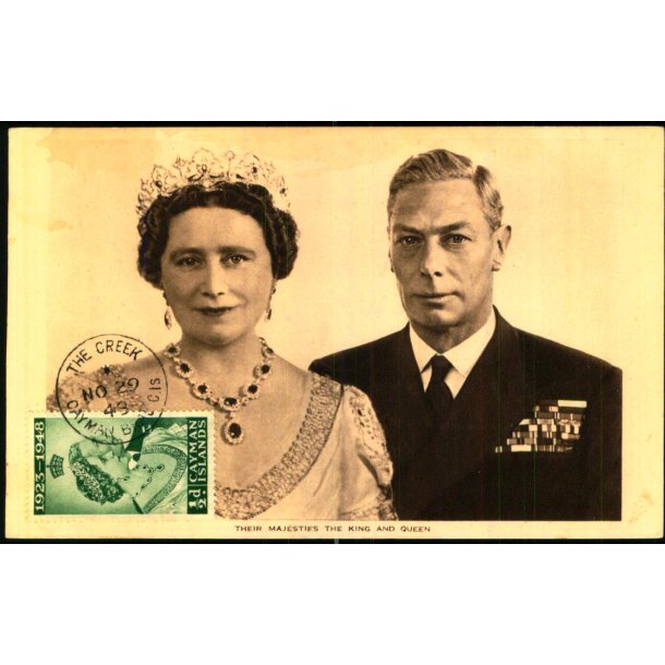 Kong Georg 6 - Dronning Elizabeth - Brugt