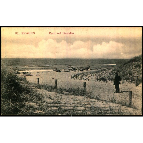 Gl. Skagen - Parti ved Stranden - Knudstrup u/n - Ubrugt