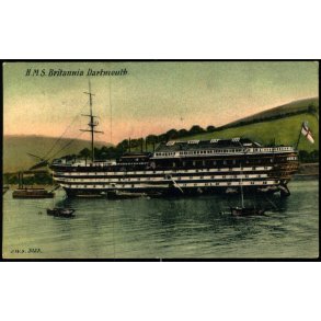  H.M.S. Britannia - Dartmouth - J.W.S. 3153 - Brugt