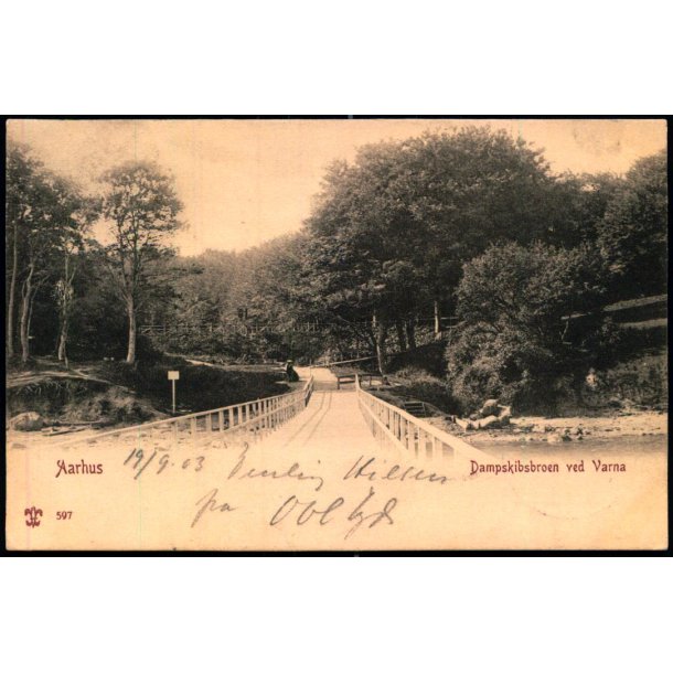 Aarhus - Dampskibsbroen ved Varna - Alex Vincent 597 - Brugt