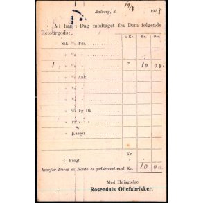 Rosendals Oliefabrikker - Aalborg  - u/n - Brugt