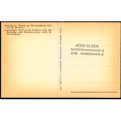 K�benhavn - B�rsen og Christiansborg Slot set fra Havnen - John Meinckes Kunstforlag 936