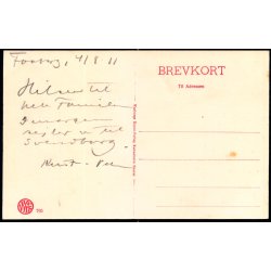 Faaborg - Langelinie - Warburgs Kunst Forlag 705 - Ubrugt