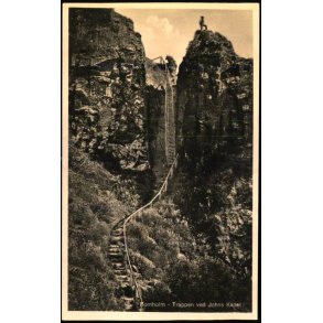 Bornholm - Trappen ved Johns Kapel - Frits Srensen 3541 - Ubrugt