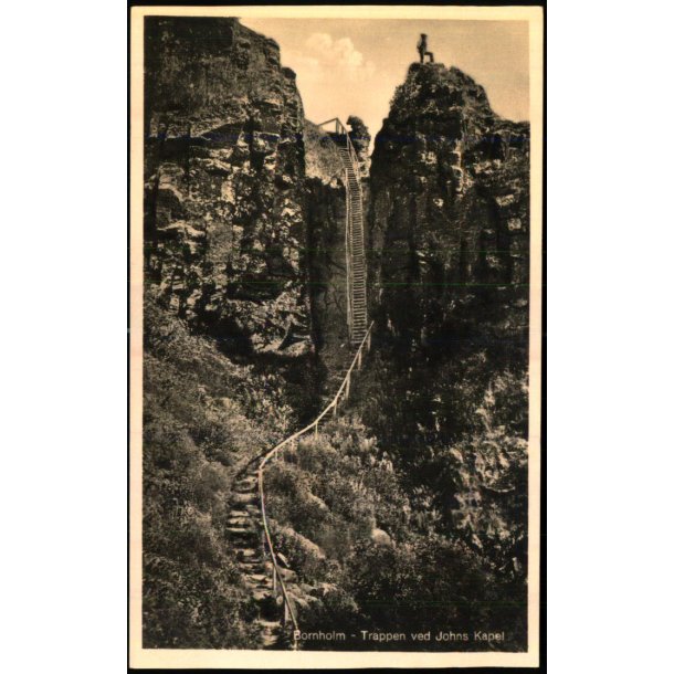 Bornholm - Trappen ved Johns Kapel - Frits Srensen 3541 - Ubrugt