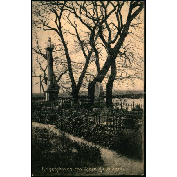 Krigergraven paa Odden Kirkegaard - P. Helms 3939 - Brugt
