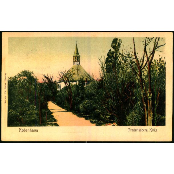 Kbenhavn -  Frederiksberg Kirke - Th. Cohrt 45 - Brugt