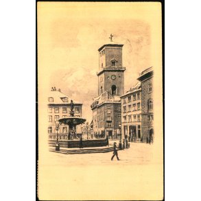 K�benhavn - Gammel Torv m. Frue Kirke - N.C. Leises 500 - Brugt