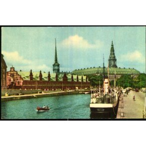 K�benhavn - B�rsen og Christiansborg Slot - Rudolf Olsen u/n - Ubrugt