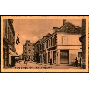 Nyk�bing F. - Parti fra Langgade - V. Kristoffersens Bogh. u/n - Ubrugt
