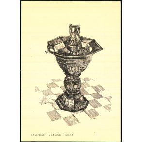 D�befont - Nyk�bing F. Kirke - Plantryk u/n - Ubrugt