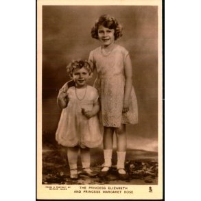 Prinsesse Margaret og Prinsesse Elizabeth - Ubrugt
