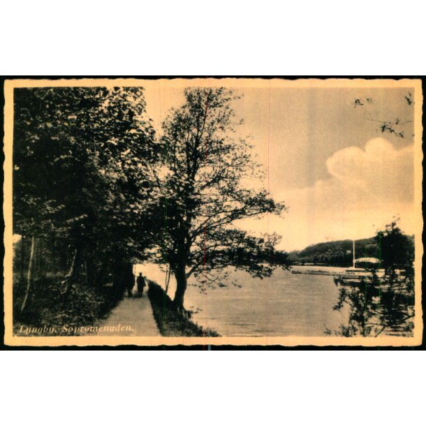 Lyngby - S�promenaden - Rudolf Olsen 6838 - Ubrugt - Har v�ret kl�bet op !