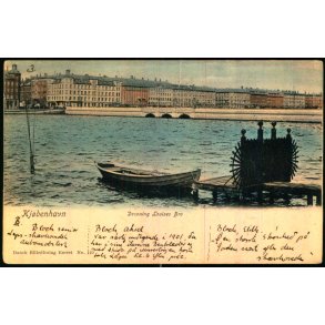 Kj�benhavn - Dronning Louises Bro - Dansk Billedforlag 110 - Brugt - Sm�folder men 120 �r !