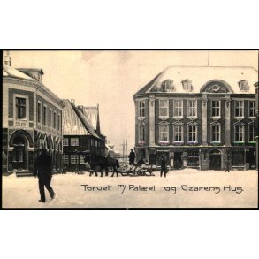 Torvet m/Pal�et og Czarens Hus - V. Kristoffersens Bogh. u/n - Ubrugt
