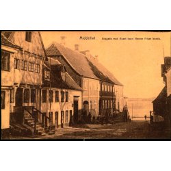  Middelfart - Brogade med Huset, hvori Henne Friser boede - J.G. Kreutzers papir Eneret u/n - Ubrugt