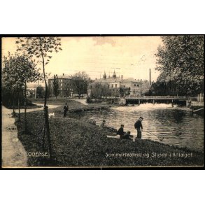 Odense - Sommertheateret og Slusen i Anl�get - C. St. 276 - Brugt