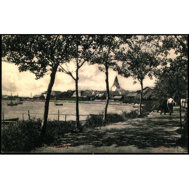 Faaborg - Langelinie - Warburgs Kunst Forlag 705 - Ubrugt