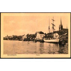 Sonderborg - Hafen - Verlag Th. Lau 420 - Ubrugt