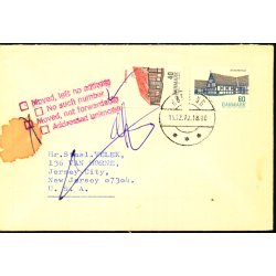 Brev til U.S.A. 11 - 12 - 72  - Retur til Hrning 19 - Jan 1973  - 
