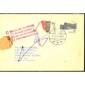 Brev til U.S.A. 11 - 12 - 72  - Retur til Hrning 19 - Jan 1973  - 